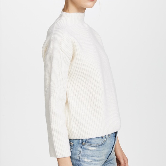 AYR Merino Wool Mock turtleneck sweater - Picture 2 of 10